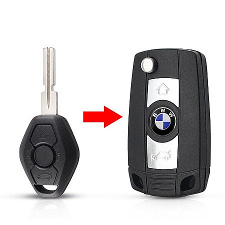 Carcasa Llave Navaja Bmw E46 E39 X3 X5 Control Surco 3b Ln (HU58)