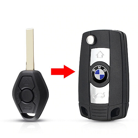 Carcasa Llave Navaja Bmw E46 E39 X3 X5 Control Mapa 3b Ln (HU92)