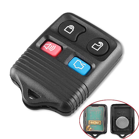 Control Remoto Telemando Ford Ecosport Fiesta Ka 4 Botones (315/433 MHz)