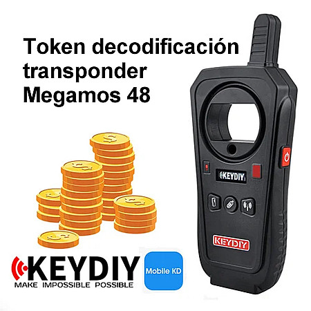 Token Keydiy decodificación transponder Megamos 48 