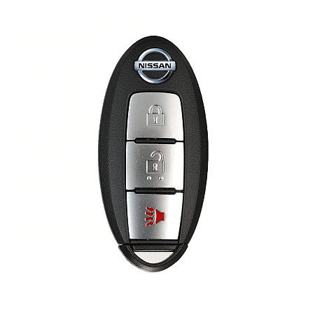 Carcasa Nissan Smart Key Slot 2 Botones mas Panico (NSN14)