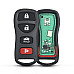 Control Remoto Llavero Nissan Xterra Xtrail 3+1 (433 MHz)