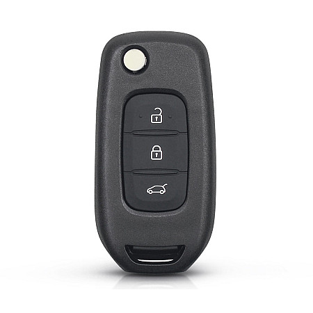 Carcasa Llave Navaja Control Telemando Renault Kwid 3 Botones (HU56R)