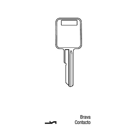 Llave Sólida Chevrolet Brava Contacto