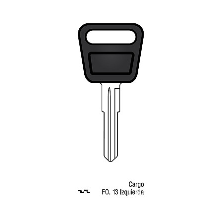 Llave Sólida Ford Cargo Izquierda FO.13