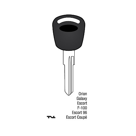 Llave Sólida Ford Orion Galaxy Escort Coupe F100