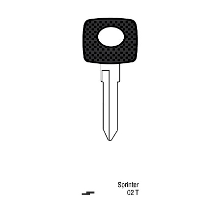 Llave Sólida Mercedes Benz Sprinter Corta 02T