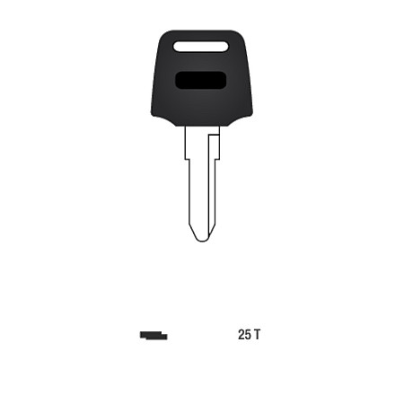 Llave Sólida Dentada Moto Mondial 25T