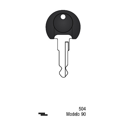 Llave Sólida Peugeot 504 Modelo 90