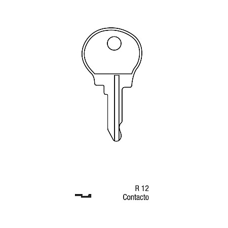 Llave Sólida Renault R12 Contacto