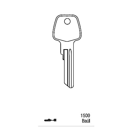 Llave Sólida Volkswagen 1500 Baul