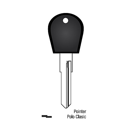 Llave Sólida Volkswagen Pointer Polo Classic