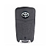 Adaptacion Llave Navaja Toyota Hilux Sw4 Carcasa Control 3 Botones + Pánico (TOY43)