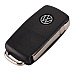 Carcasa Llave Navaja P/ Volkswagen Vw Golf Bora Saveiro 2 Botones